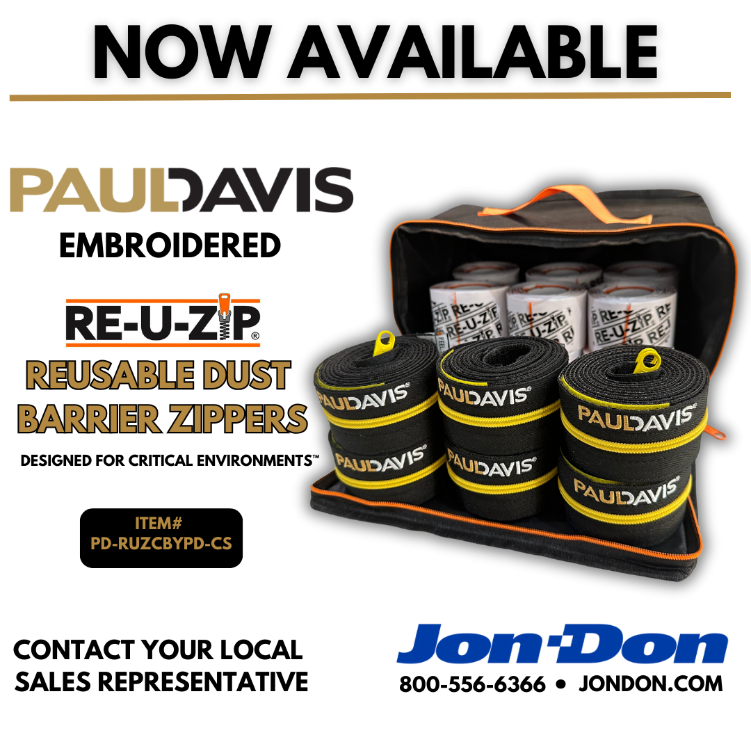 🔥PAUL DAVIS  EMBROIDERED REUSABLE DUST BARRIER ZIPPERS🔥 Available @JON-DON