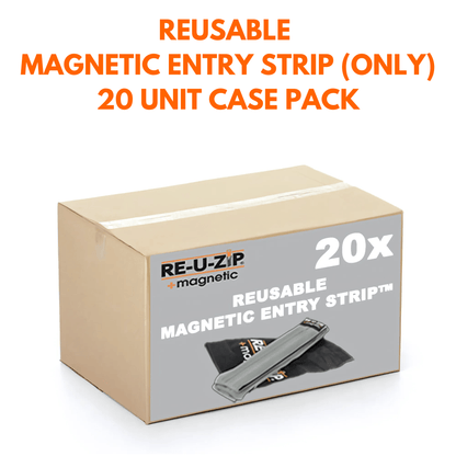 RE-U-ZIP™ INNOVATIVE DUST BARRIER SOLUTIONS RE-U-ZIP® REUSABLE MAGNETIC ENTRY STRIP™ (ONLY) | 20 UNIT CASE PACK